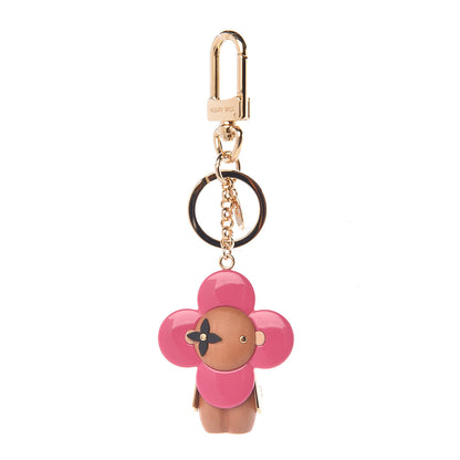 Louis Vuitton Resin Wood Vivienne Bag Charm Pink 1 of 3