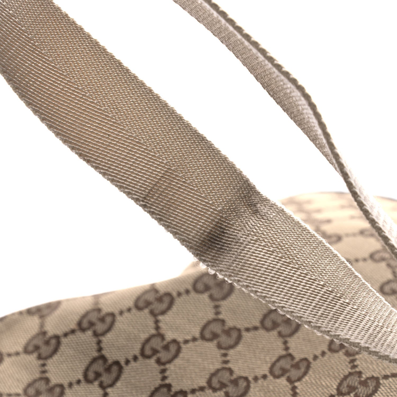 Gucci Monogram Calfskin Perforated Medium Flat Messenger Bag Off White 13 of 14