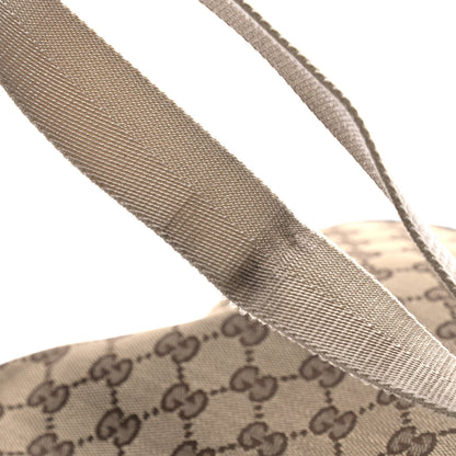Gucci Monogram Calfskin Perforated Medium Flat Messenger Bag Off White 13 of 14