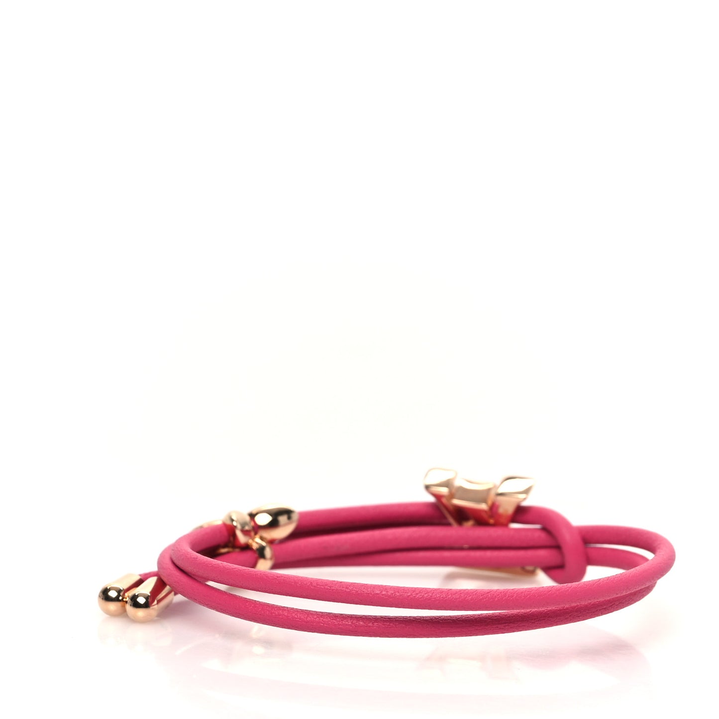 Calfskin Bloom Bracelet Pink