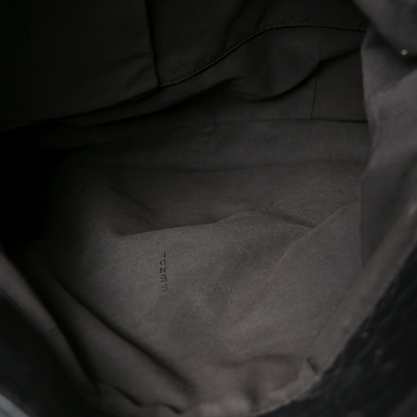 Crinkled Lambskin Mia Tote Black