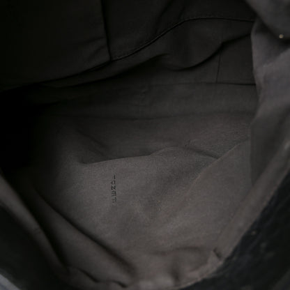 Fendi Crinkled Lambskin Mia Tote Black 5 of 10