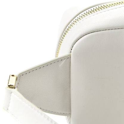Versace Nappa Barocco Quilted Vanitas Medea Belt Bag White 10 of 10
