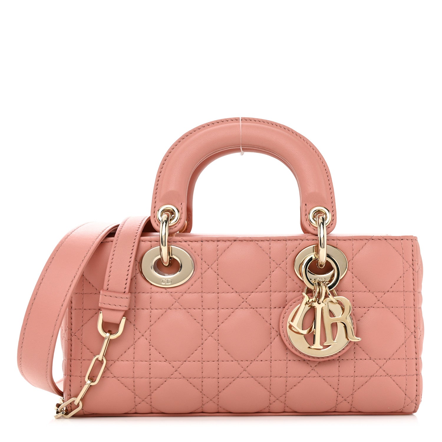 Christian Dior Lambskin Cannage Small Lady D-Joy Light Pink 1 of 12