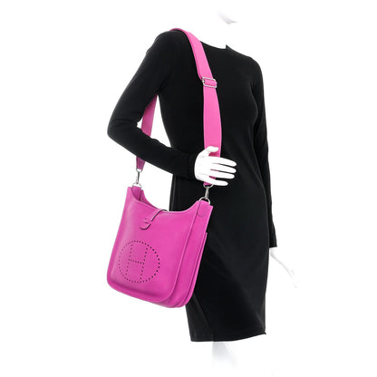Hermes Taurillon Clemence Evelyne III PM Magnolia 2 of 8