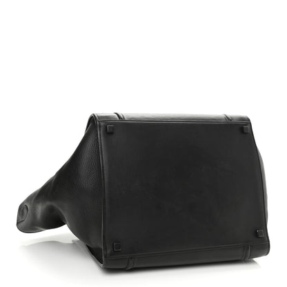 Celine Grained Calfskin Medium Phantom Luggage Black 4 of 10