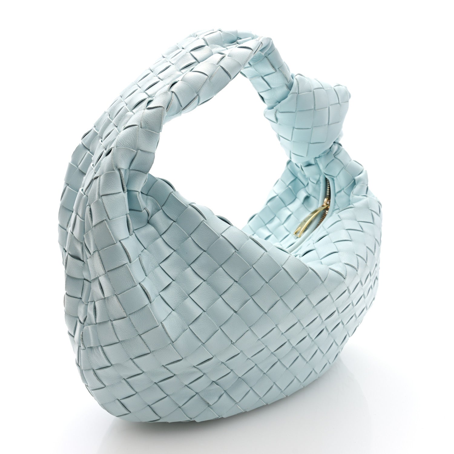 Bottega Veneta Nappa Intrecciato Teen Jodie Hobo Teal Washed 3 of 10