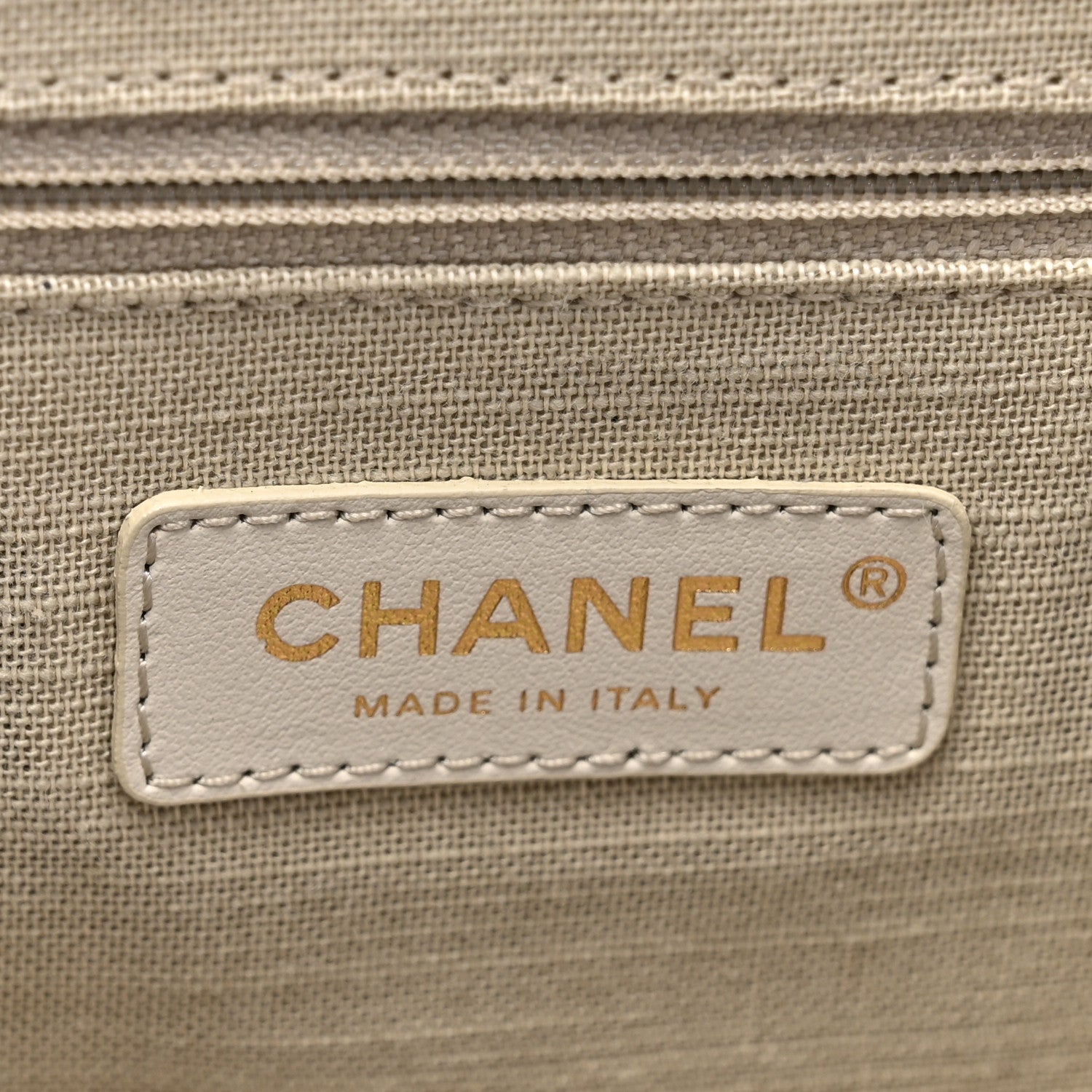 Chanel Mixed Fibers Medium Deauville Tote Blue 6 of 12
