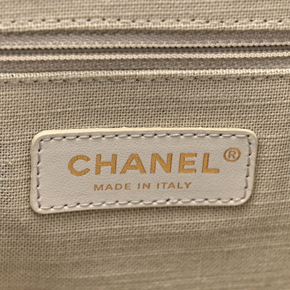 Chanel Mixed Fibers Medium Deauville Tote Blue 6 of 12