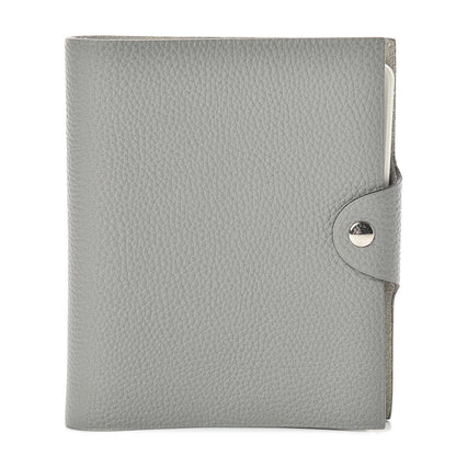 Hermes Togo Ulysse PM Agenda Cover Gris Mouette 1 of 8