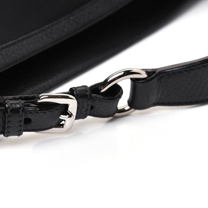 Prada Tessuto Nylon Calfskin Hobo Black 24 of 25