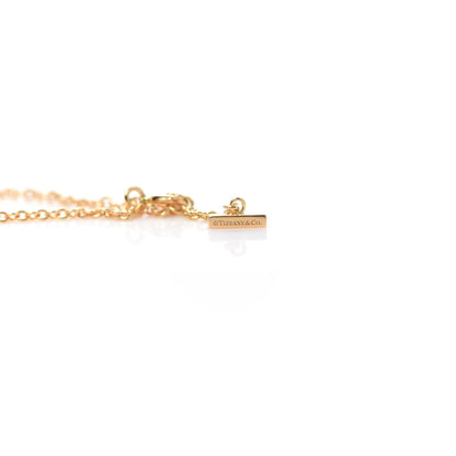 Tiffany 18K Yellow Gold Diamond T Smile Bracelet 5 of 6