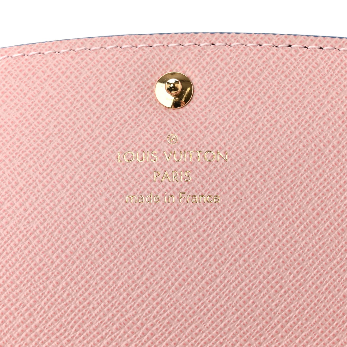 Monogram Bloom Flower Emilie Wallet Blue Jean