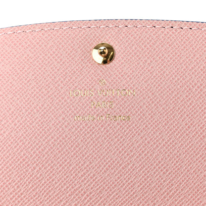 Louis Vuitton Monogram Bloom Flower Emilie Wallet Blue Jean 6 of 12