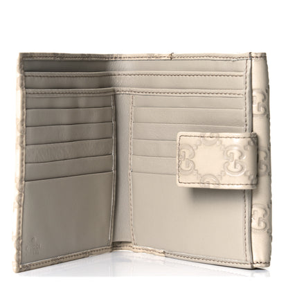 Gucci Guccissima Princy French Flap Wallet Off White 5 of 12
