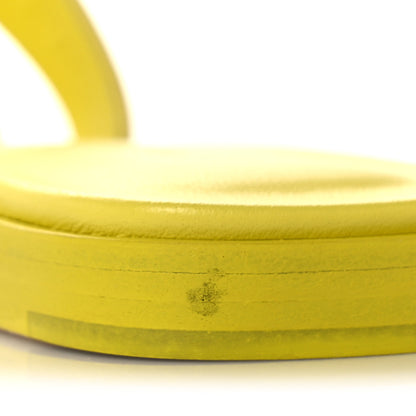 Hermes Epsom Oran Sandals 37 Jaune Curcuma 9 of 10