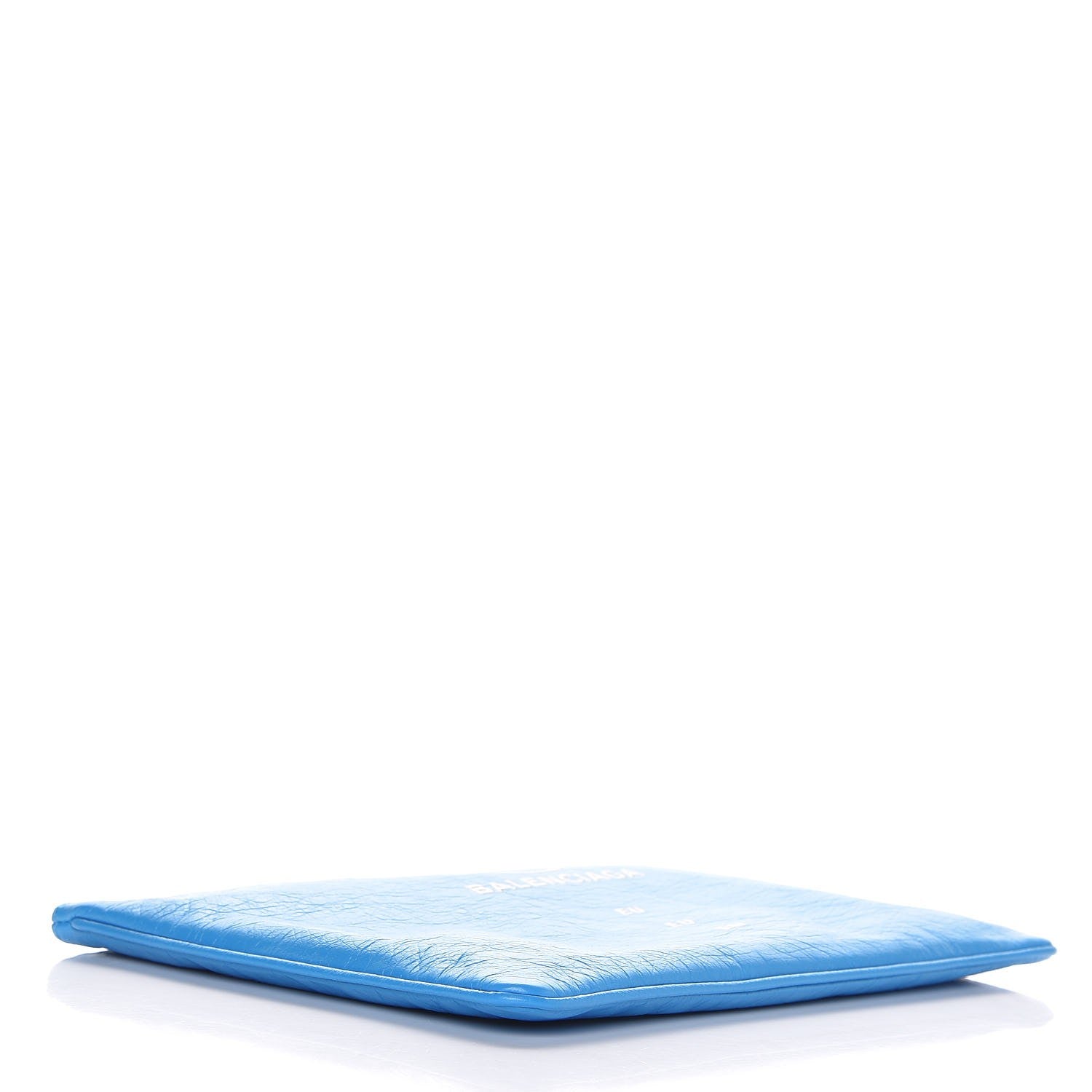 Balenciaga Lambskin Supermarket Clip Pouch M Bleu 4 of 7