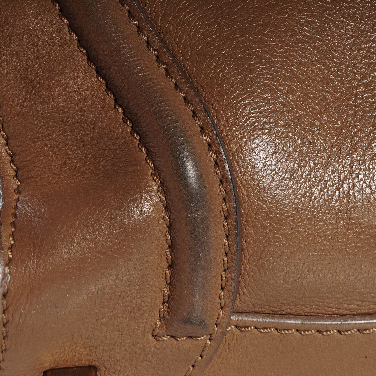 Celine Smooth Calfskin Mini Luggage Camel 5 of 14