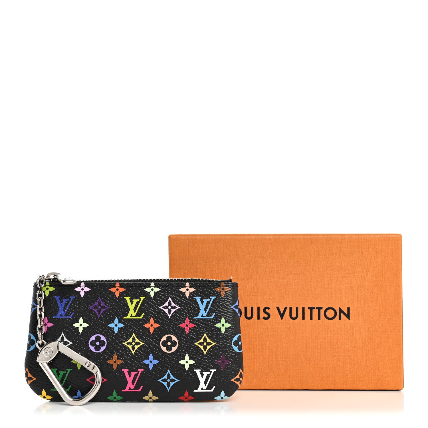 Louis Vuitton LV X TM Monogram Multicolor Key Pouch Black 7 of 7