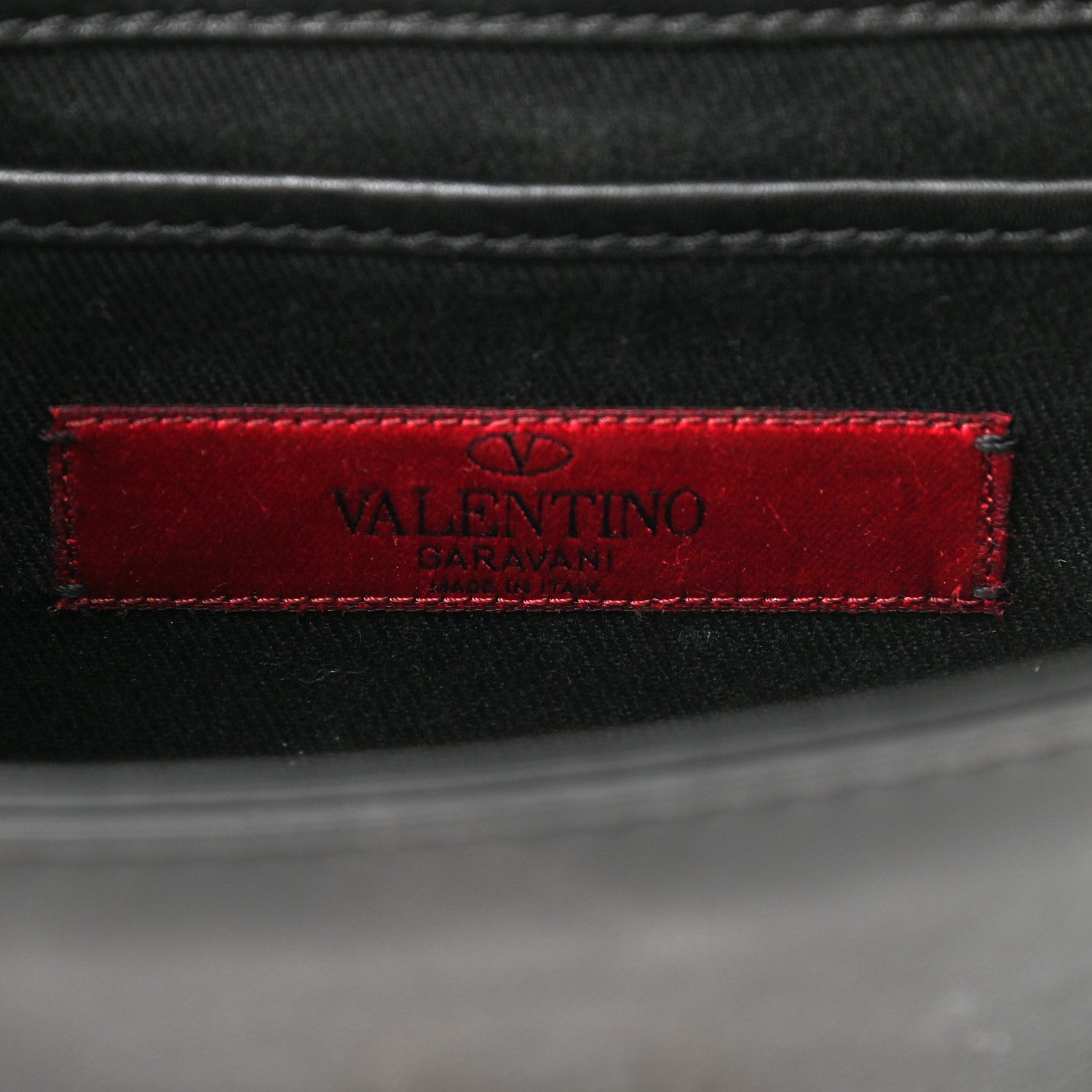 Valentino Garavani Vitello Small Glam Lock Rockstud Flap Black 6 of 9