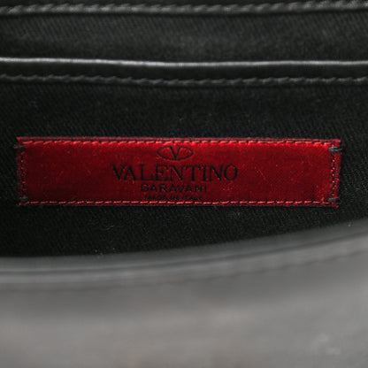 Valentino Garavani Vitello Small Glam Lock Rockstud Flap Black 6 of 9