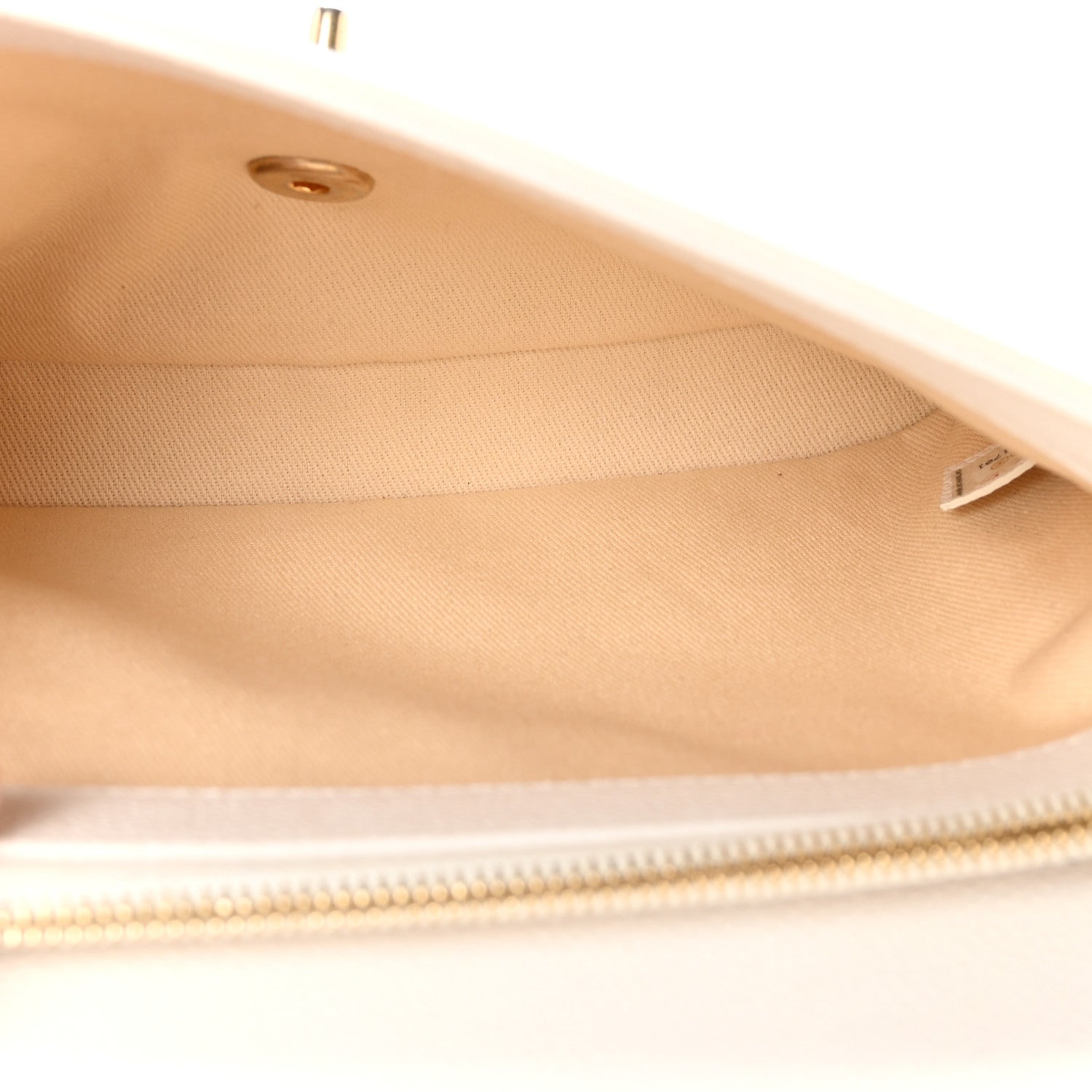 Chanel Grained Calfskin Small Stitched Flap White 5 of 11