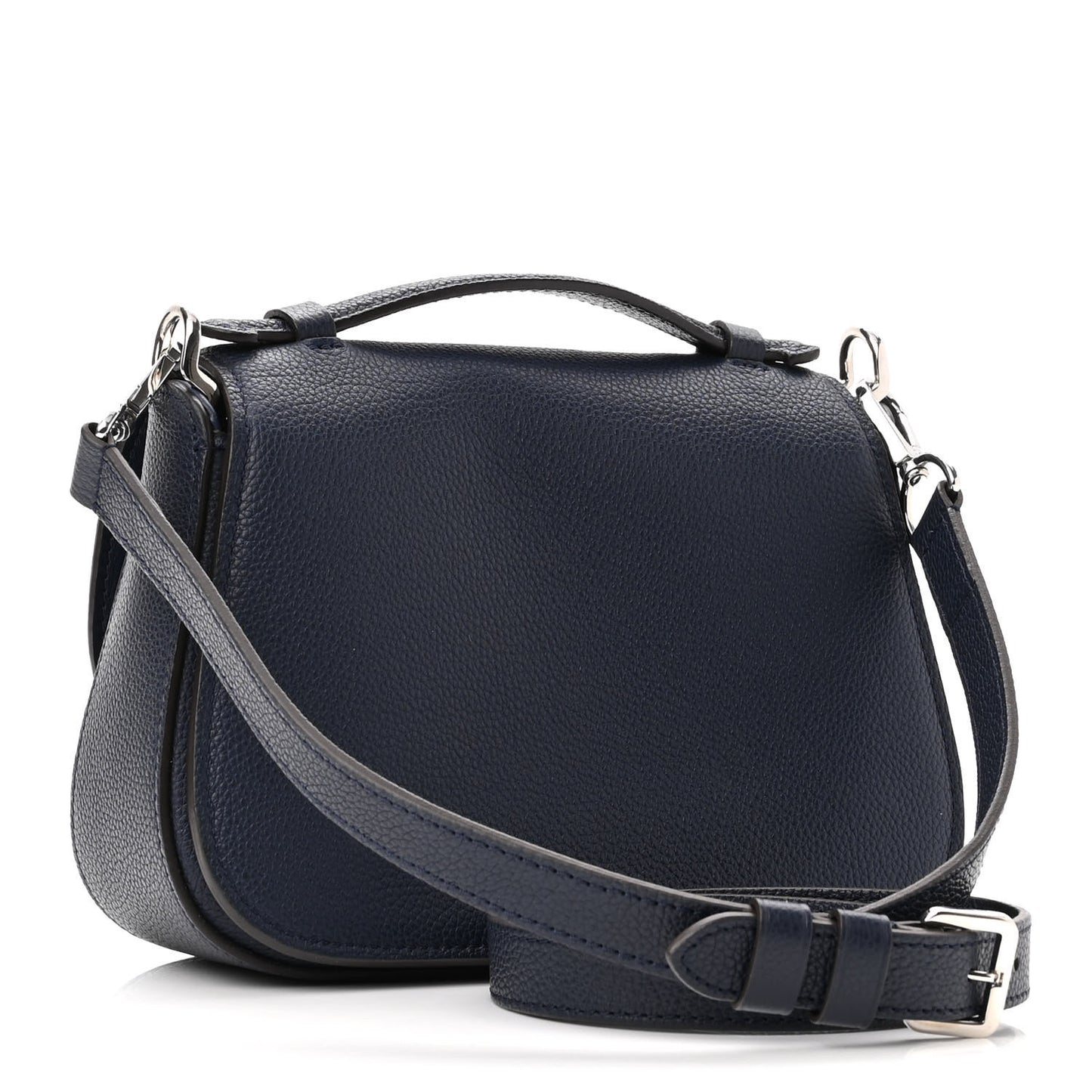 Grained Calfskin Vivienne NM Blue Marine