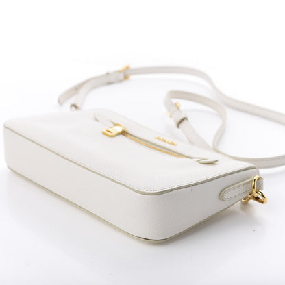 Prada Saffiano Crossbody Bag White 6 of 10