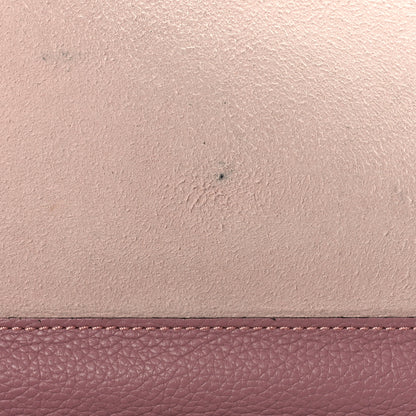 Mulberry Calfskin Goat Medium Lily Flap Dark Blush 8 of 8