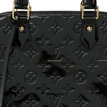 Louis Vuitton Vernis Alma PM Noir Magnetique 8 of 10
