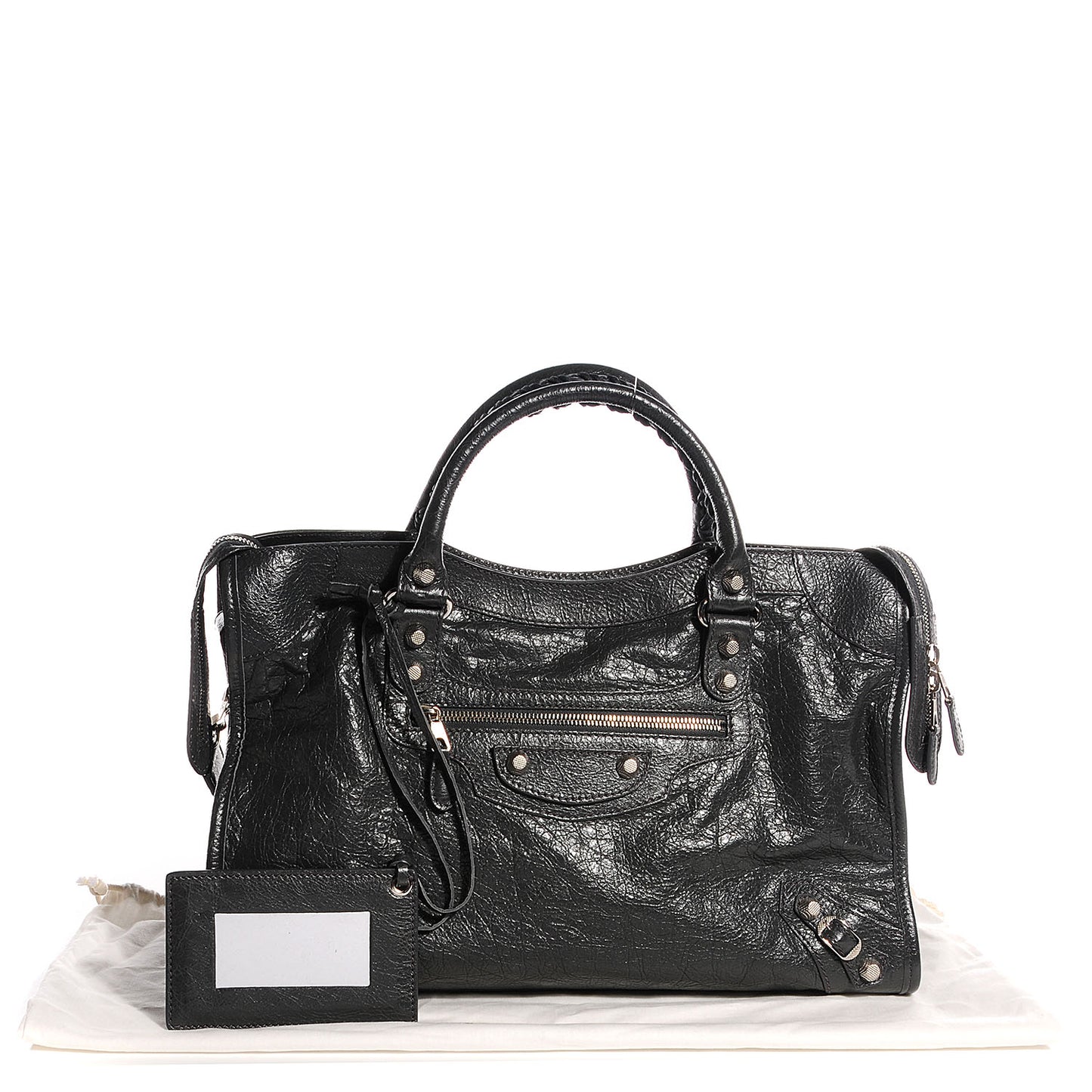 Agneau Giant 12 Silver Hardware City Gris Fossile