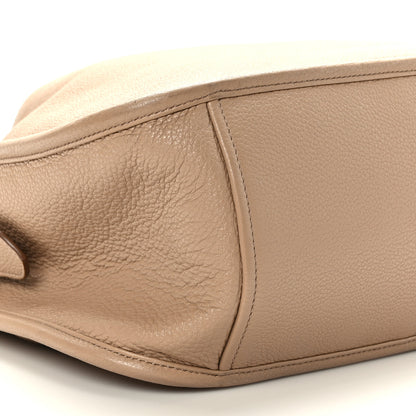 Prada Vitello Daino Soft Hobo Messenger Bag Cammeo 7 of 8