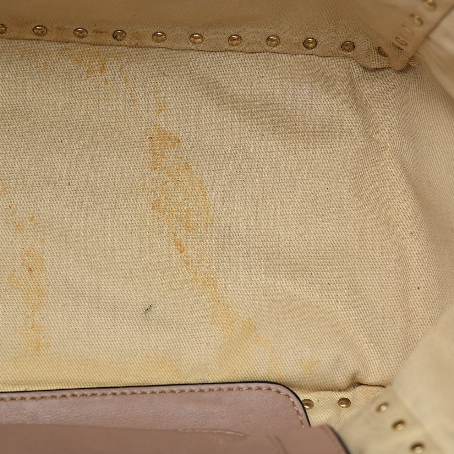 Vitello Medium Rockstud Tote Alpaca