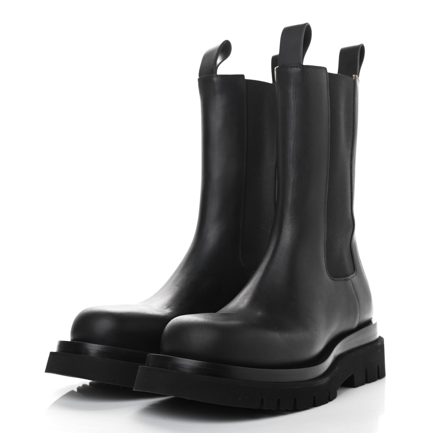 Bottega Veneta Calfskin The Lug Chelsea 55mm Boots 40 Black 3 of 14