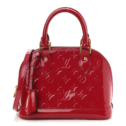 Louis Vuitton Vernis Alma BB Cherry 1 of 10