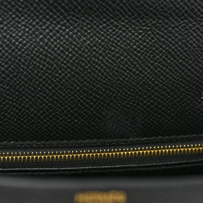 Hermes Epsom Kelly Sellier 25 Black 8 of 10
