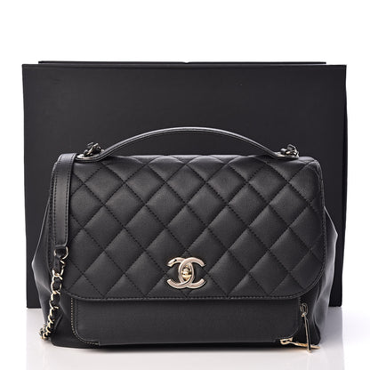 Chanel Caviar Quilted Large Business Affinity Flap Black 11 of 11