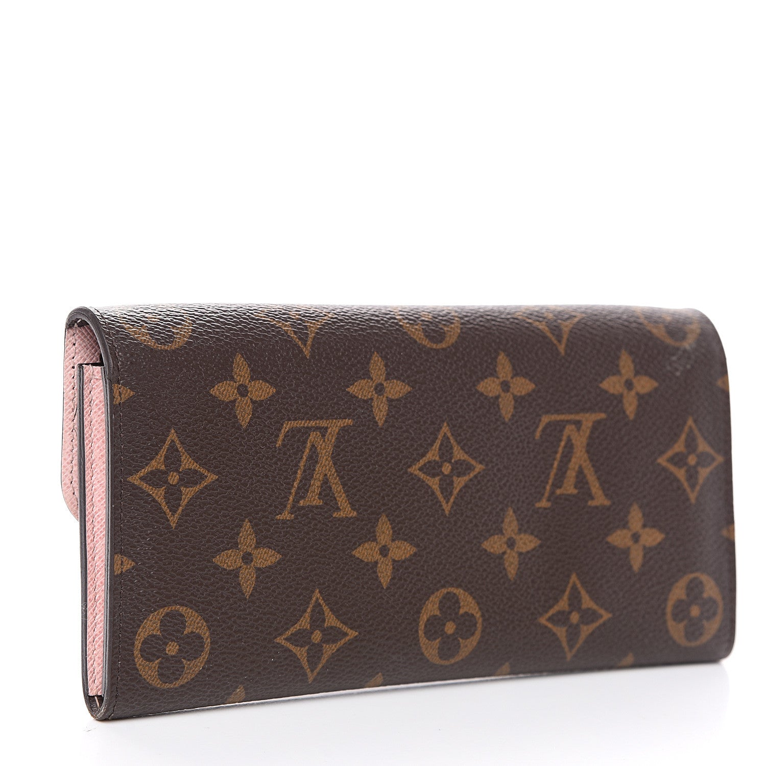 Louis Vuitton Monogram Emilie Wallet Rose Ballerine 2 of 11
