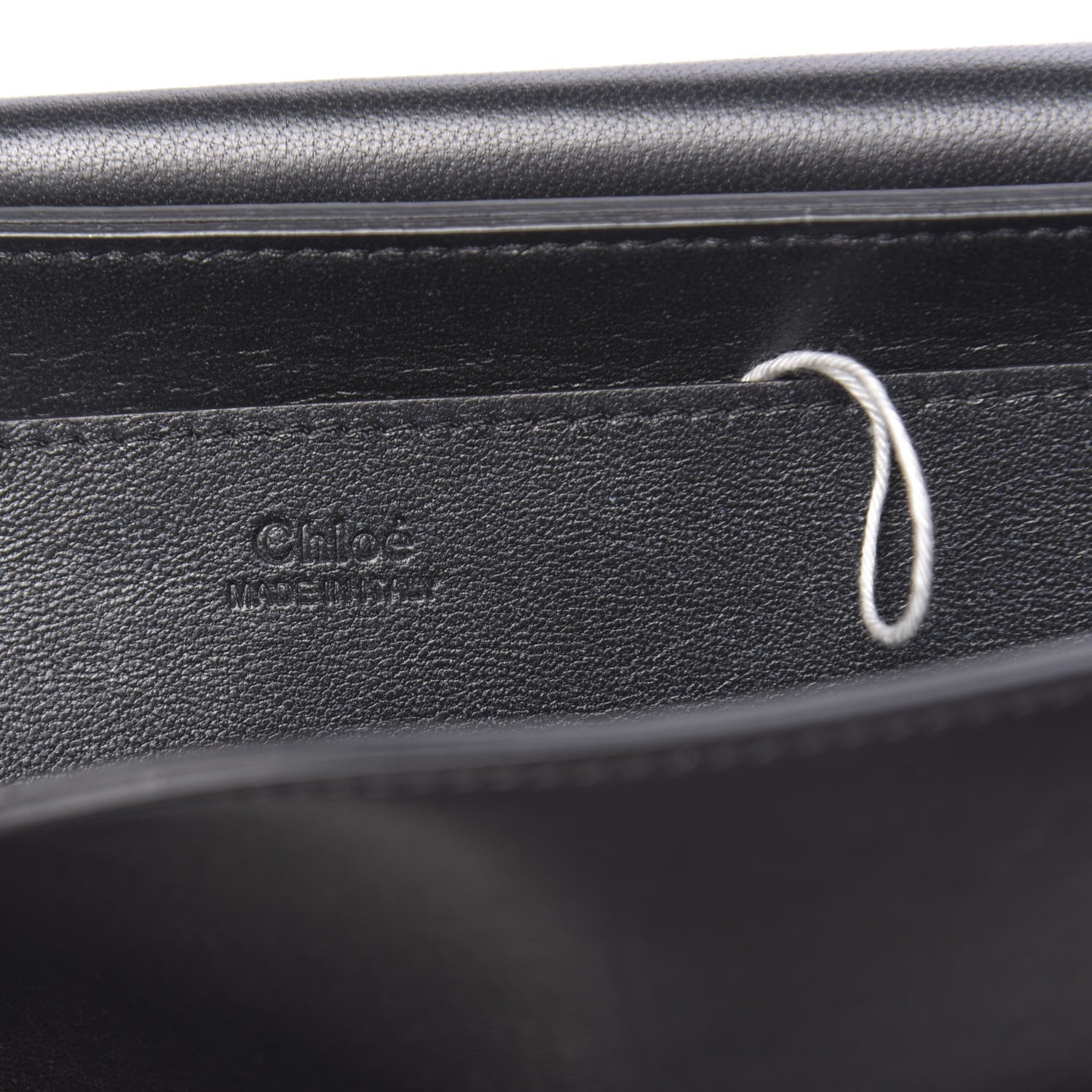 Chloe Lambskin Medium Elle Chain Clutch Black 8 of 13