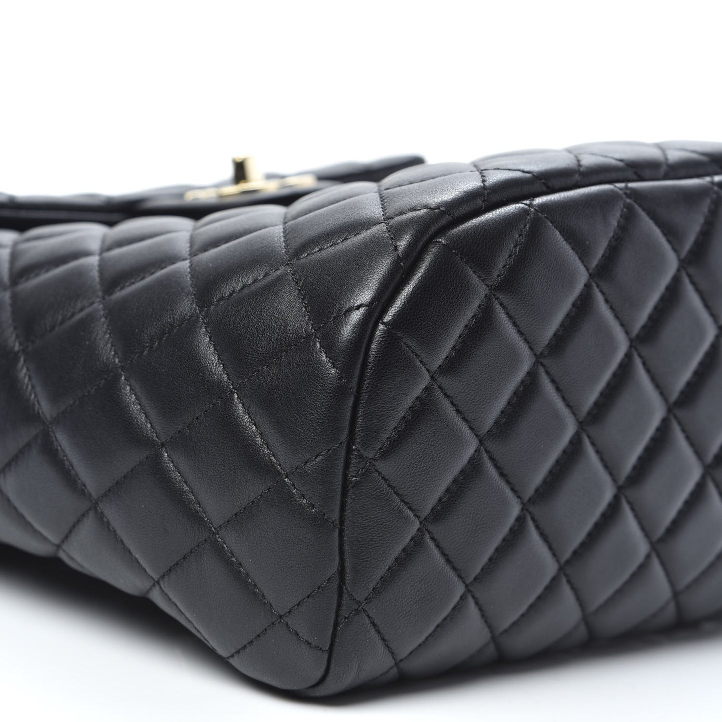 Calfskin Quilted Small Urban Spirit Backpack Black
