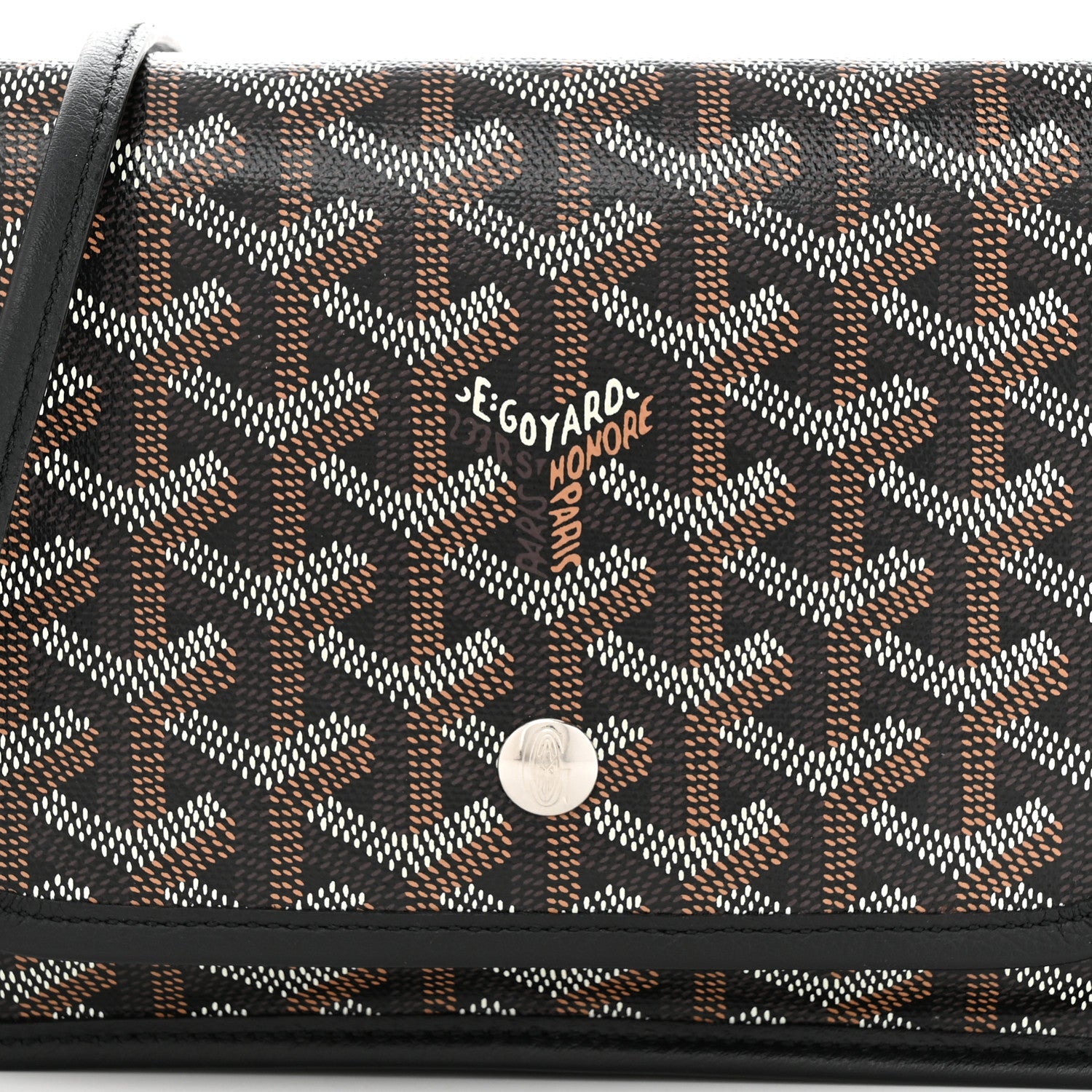 Goyard Goyardine Plumet Wallet Clutch Black 8 of 10
