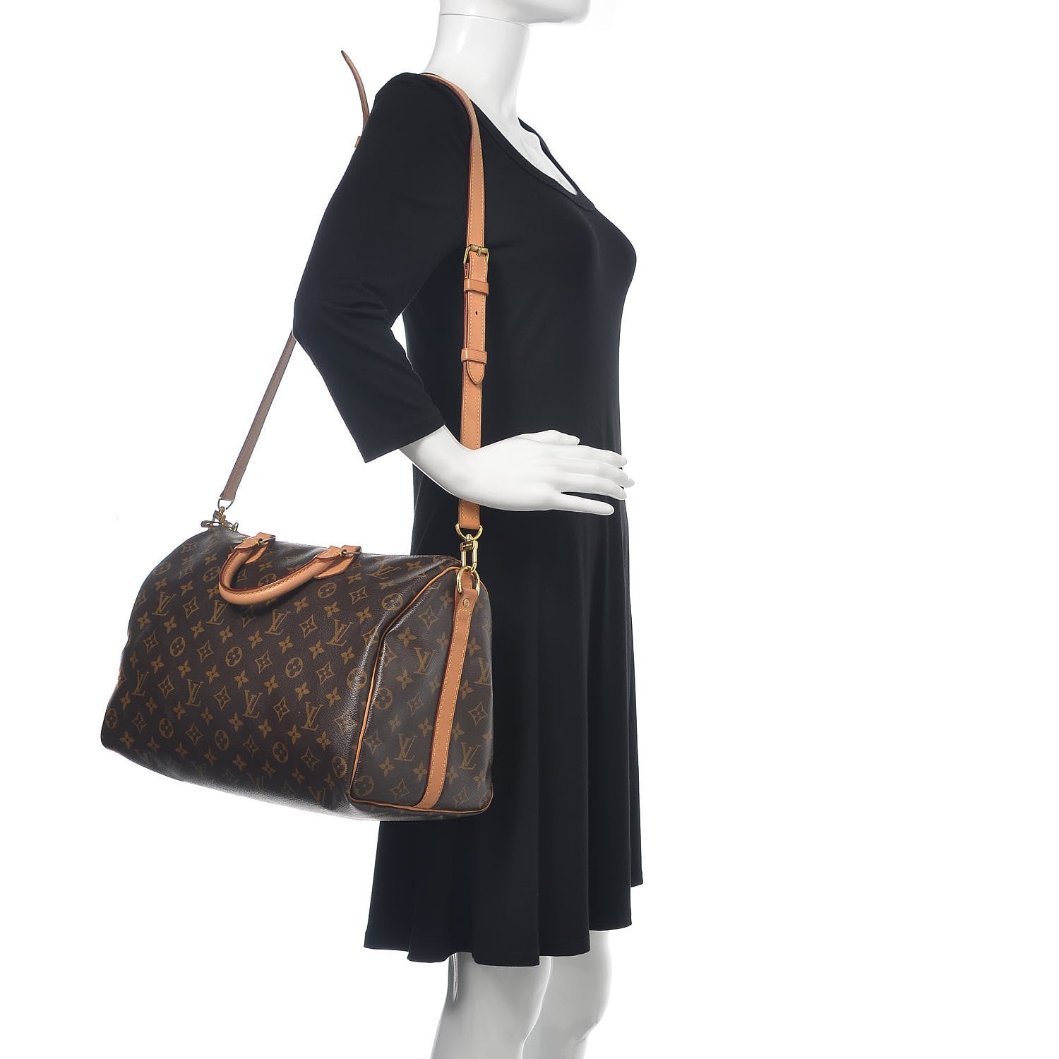 Louis Vuitton Monogram Speedy Bandouliere 35 3 of 12