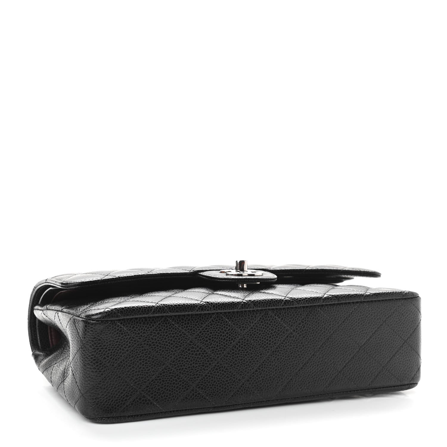 Chanel Caviar Quilted Medium Double Flap Black 3 of 10