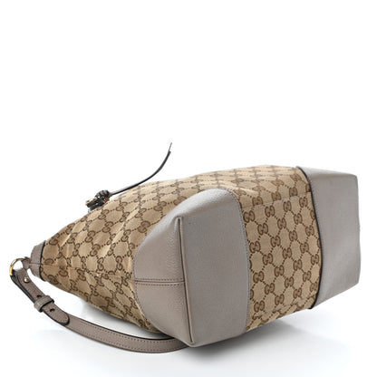 Gucci Monogram Medium Bree Foldover Tote Beige 4 of 9