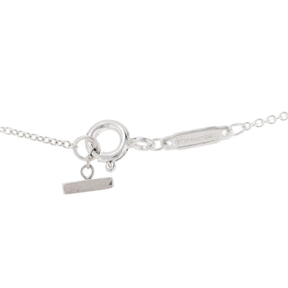 Tiffany Sterling Silver Small T Smile Pendant Necklace 5 of 7