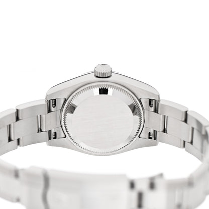 Rolex Stainless Steel Diamond Pink Mother of Pearl 26mm Oyster Perpetual Datejust Watch 179160 4 of 5