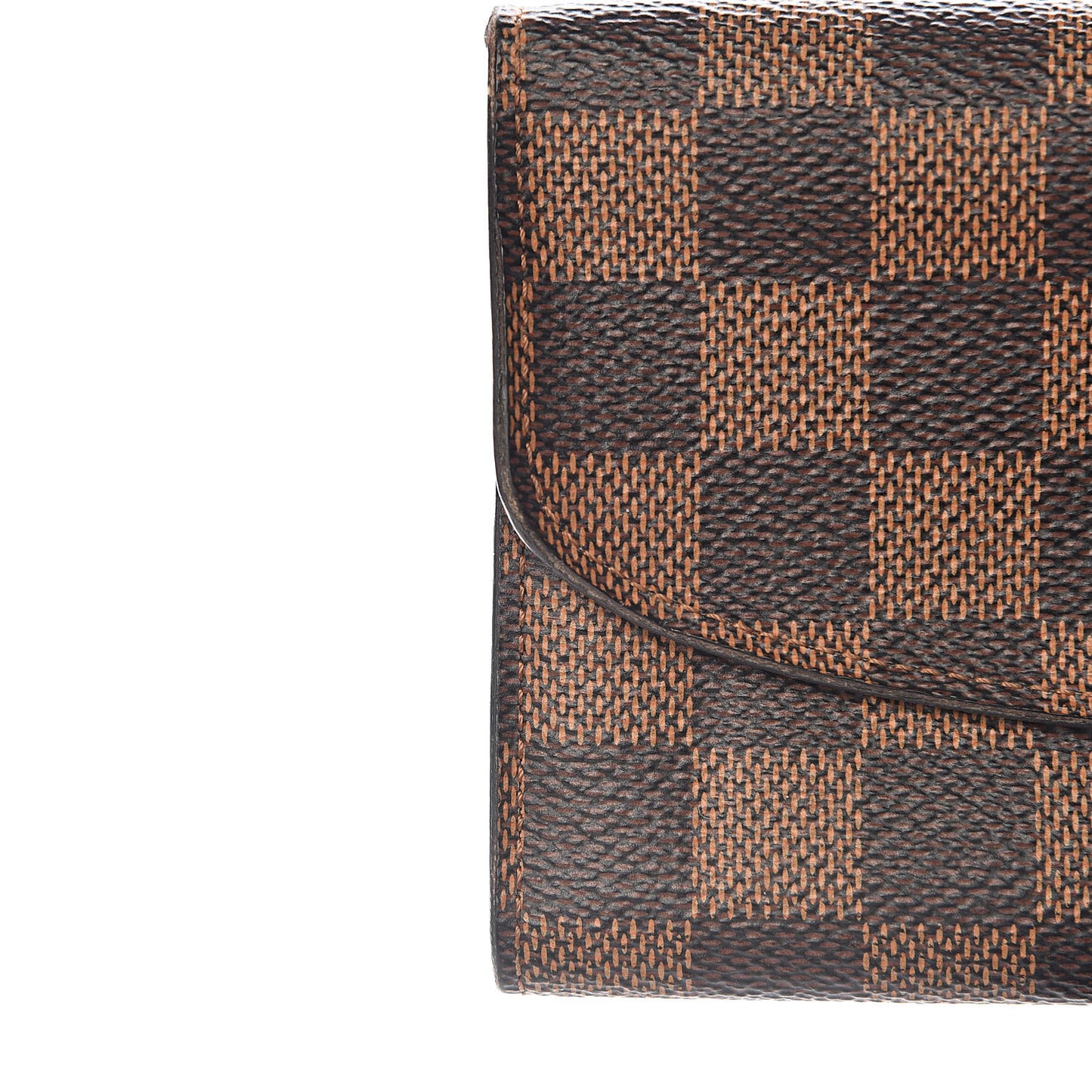 Damier Ebene Emilie Wallet Red