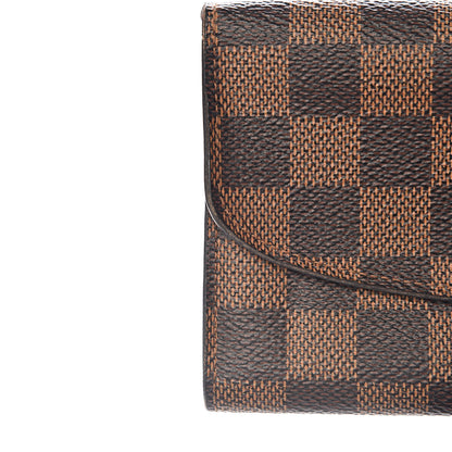 Louis Vuitton Damier Ebene Emilie Wallet Red 8 of 11
