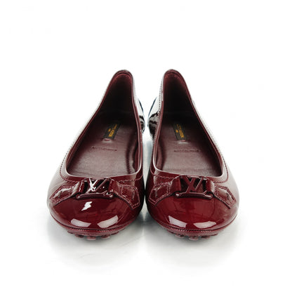 Louis Vuitton Patent Calfskin Oxford Ballerina Flats 38.5 Amarante 2 of 8