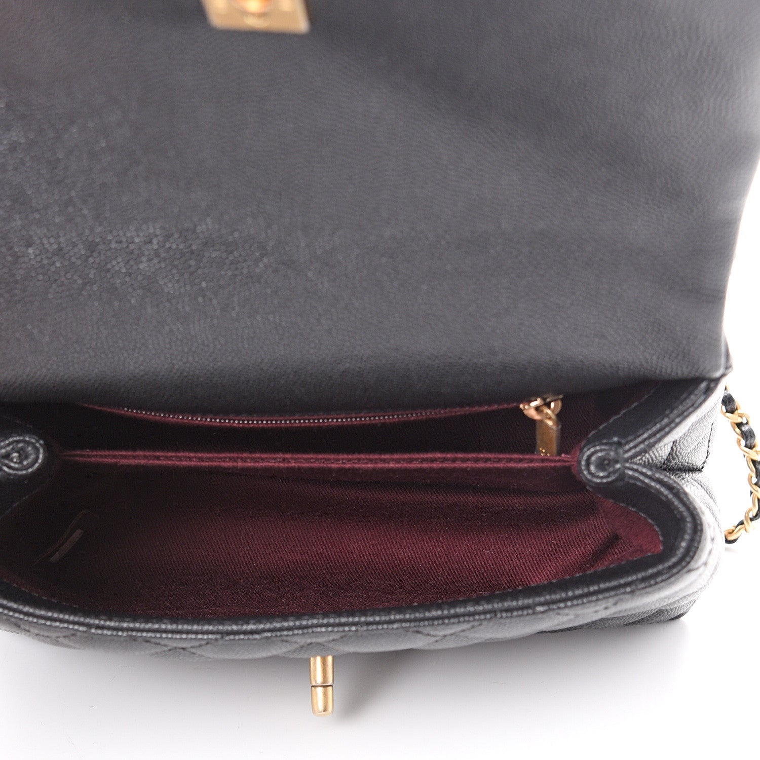 Chanel Caviar Quilted Mini Coco Handle Flap Black 4 of 10